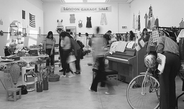 Martha Rosler. Garage sale. ICA London, 2005